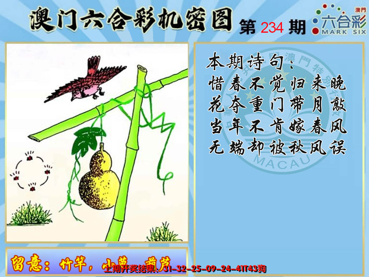 2024234期机密图