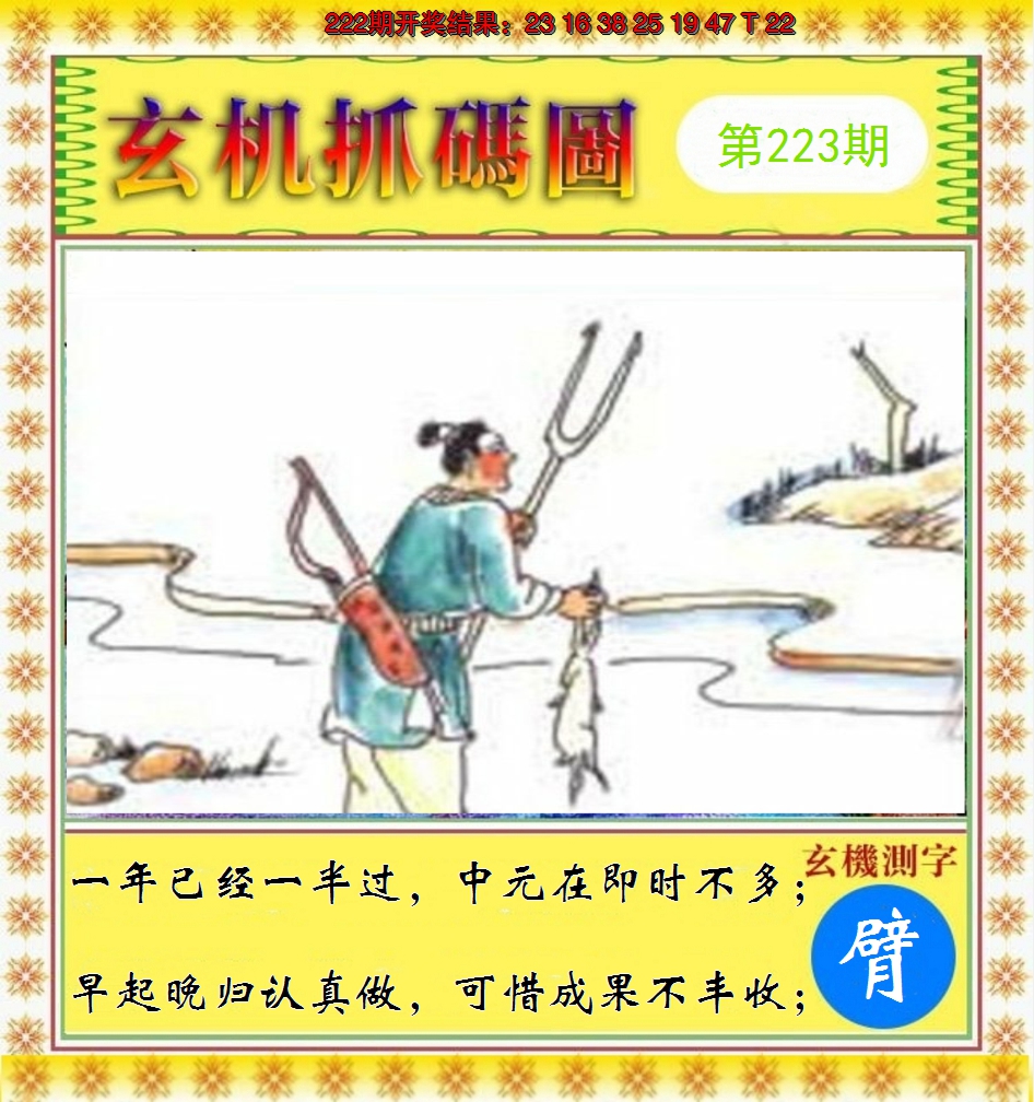 2024223期玄机抓码图