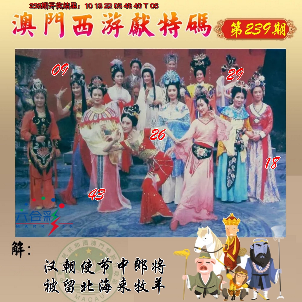 2024239期西游献码