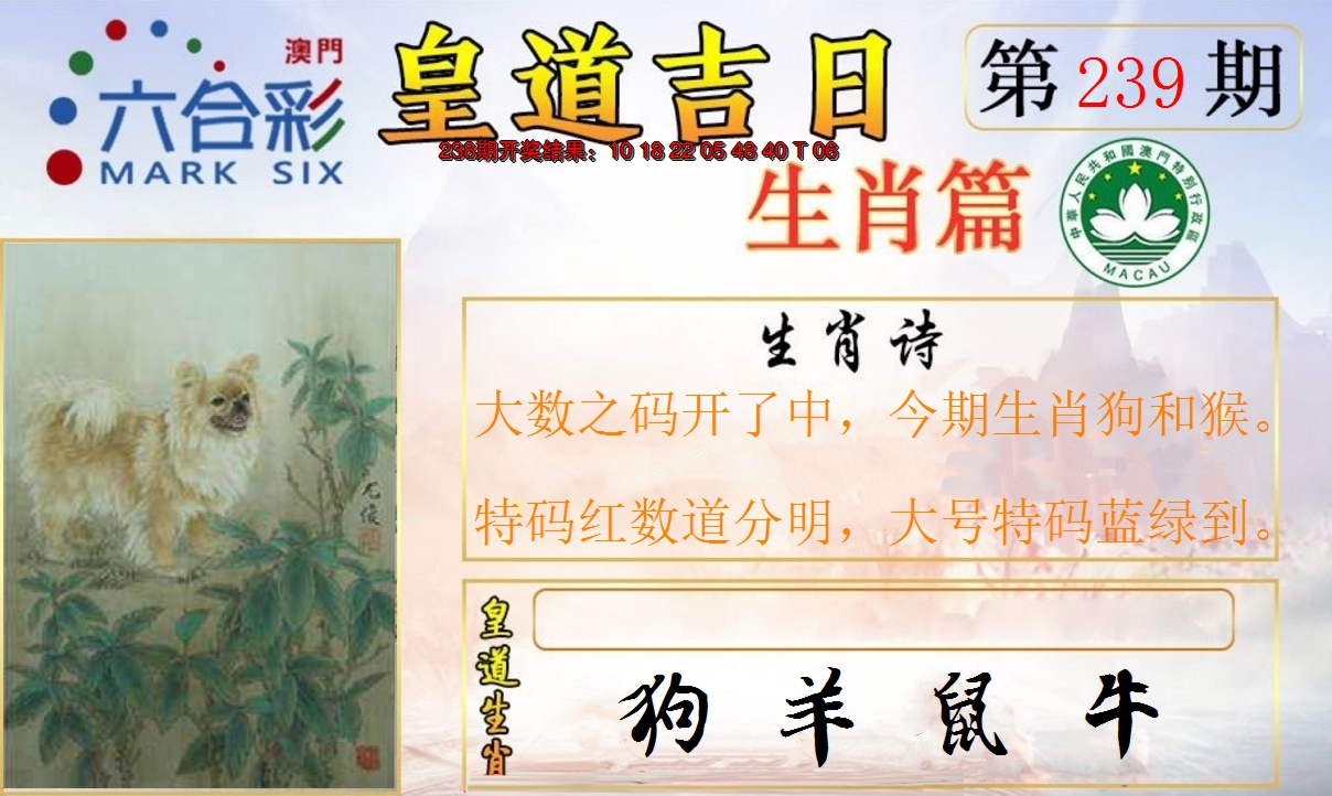 2024239期皇道吉日报