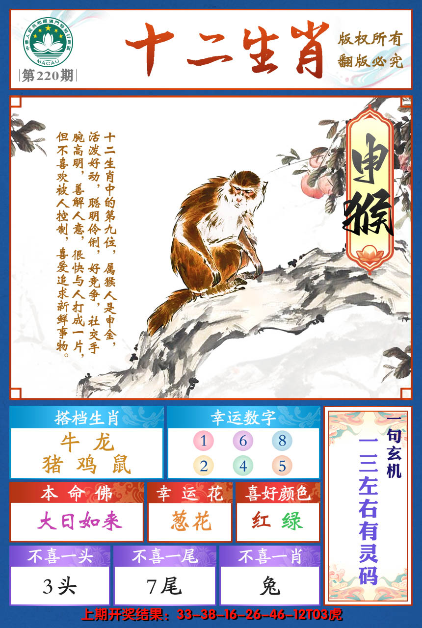 2024220期十二生肖
