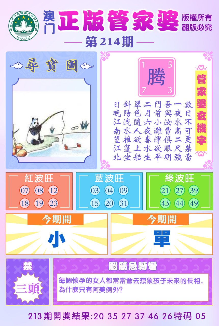 2024214期正版管家婆