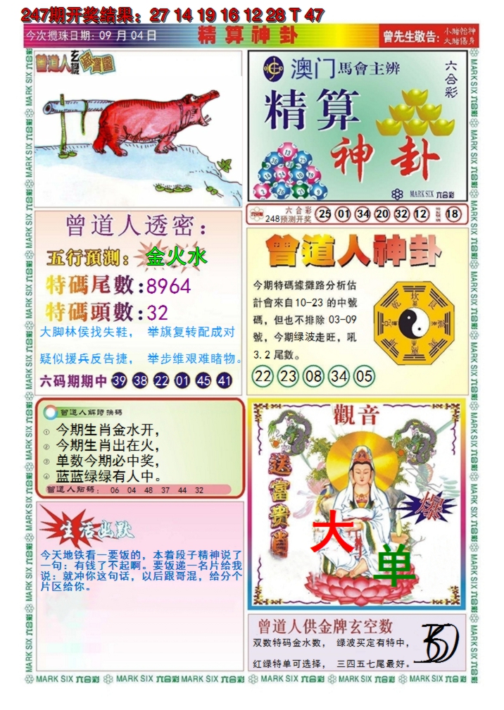2024248期澳门精算神卦