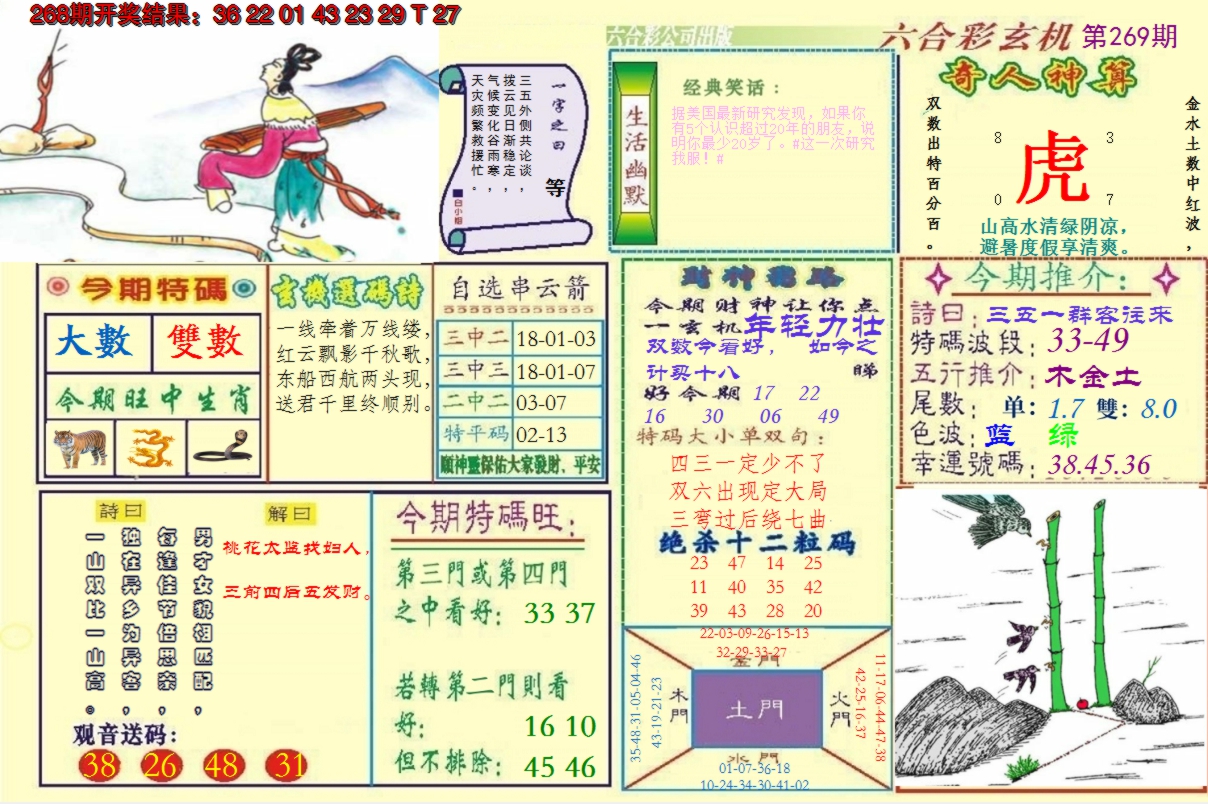 2024269期澳门六合玄机