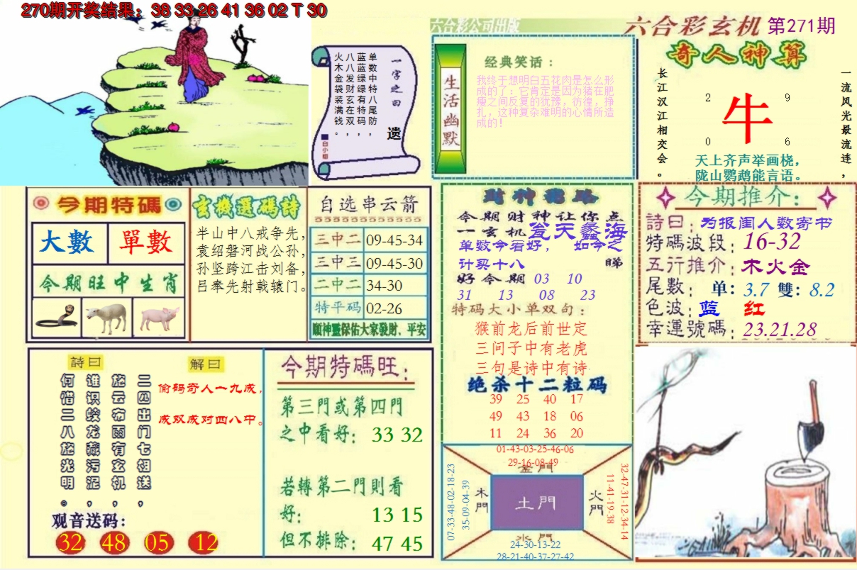 2024271期澳门六合玄机