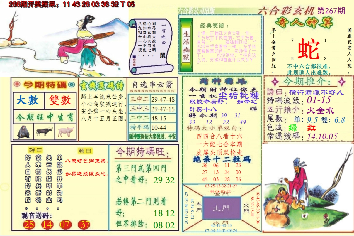 2024267期澳门六合玄机