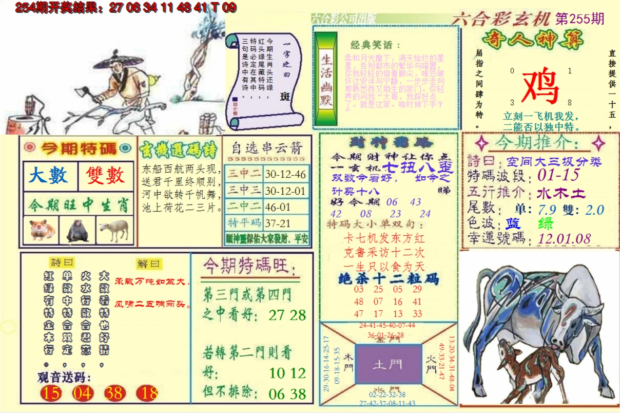 2024255期澳门六合玄机