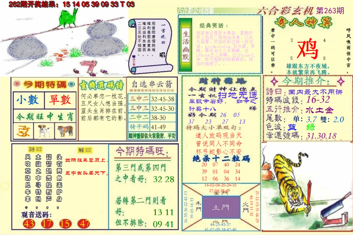 2024263期澳门六合玄机