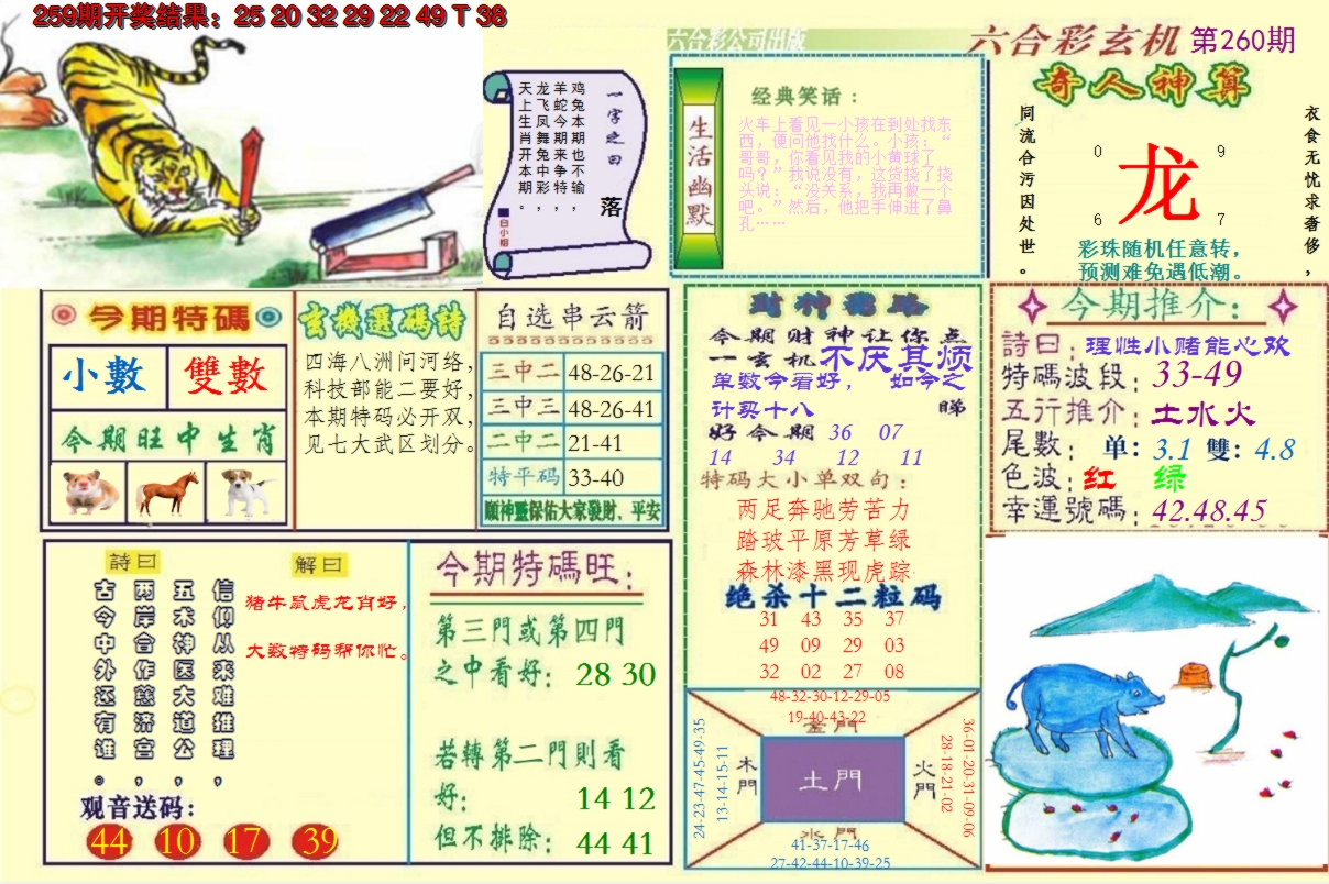 2024260期澳门六合玄机