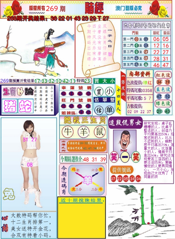 2024269期澳门赌经