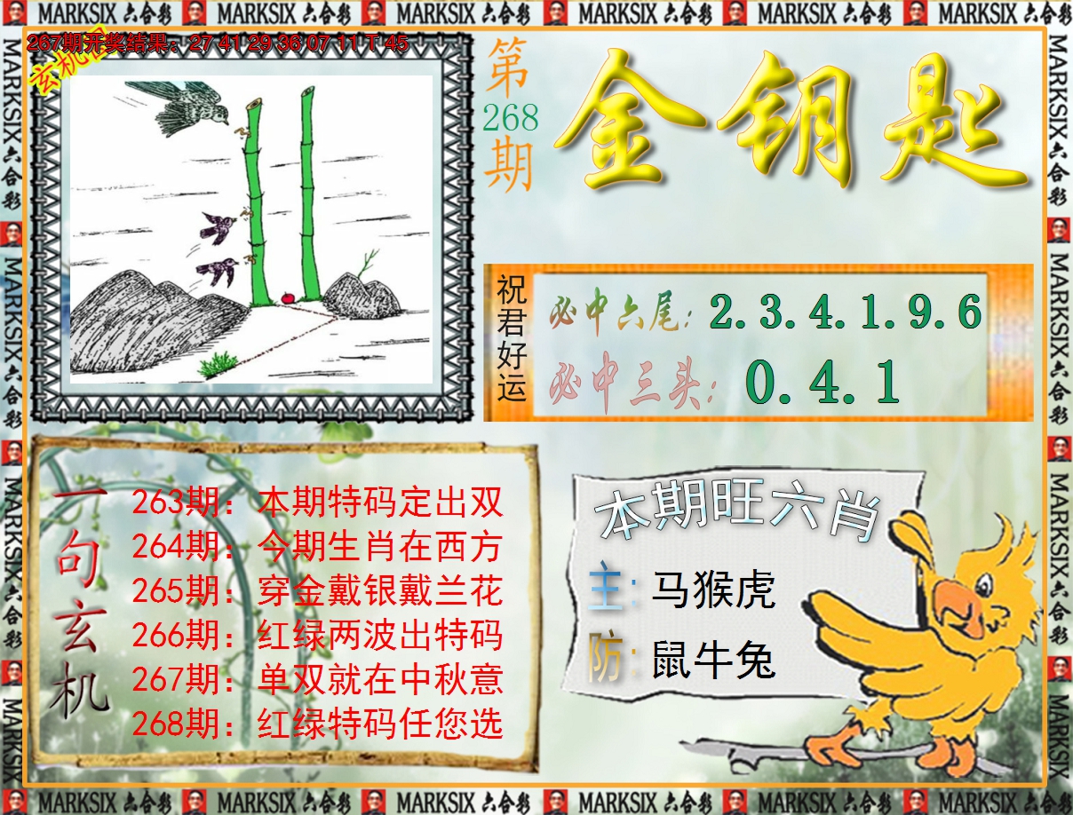 2024268期《澳门金钥匙》