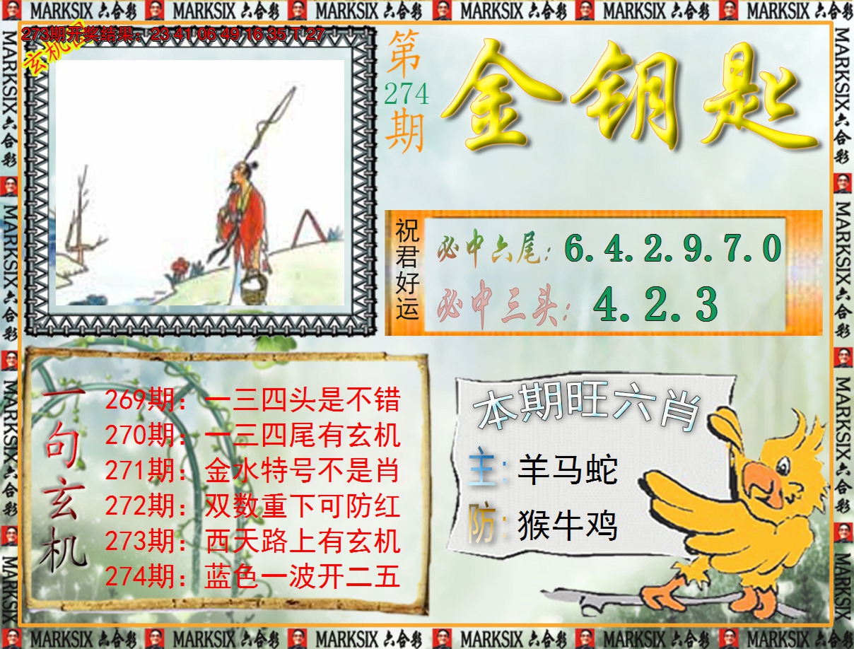 2024274期《澳门金钥匙》