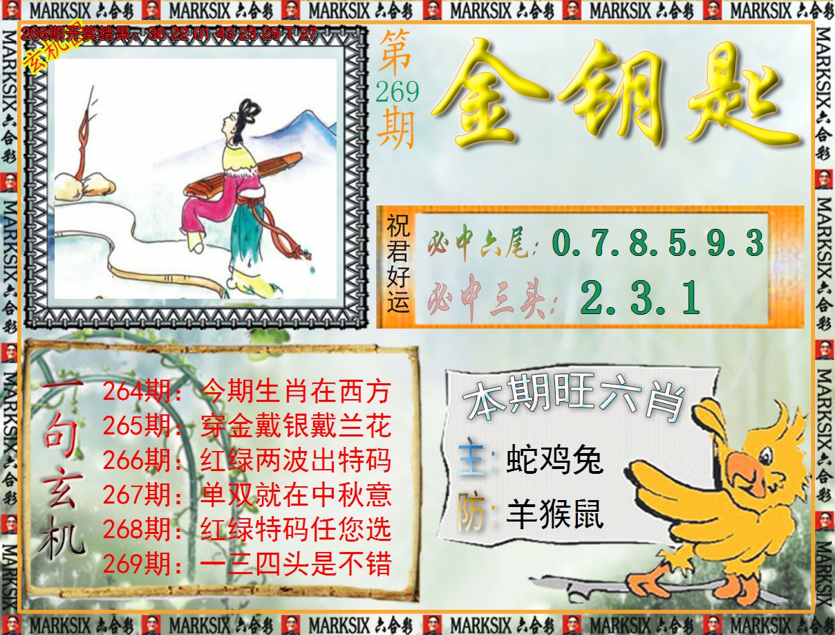 2024269期《澳门金钥匙》