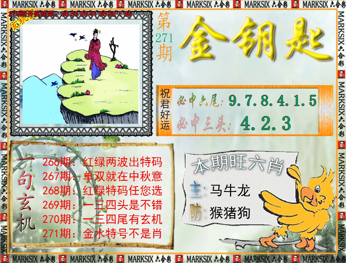 2024271期《澳门金钥匙》