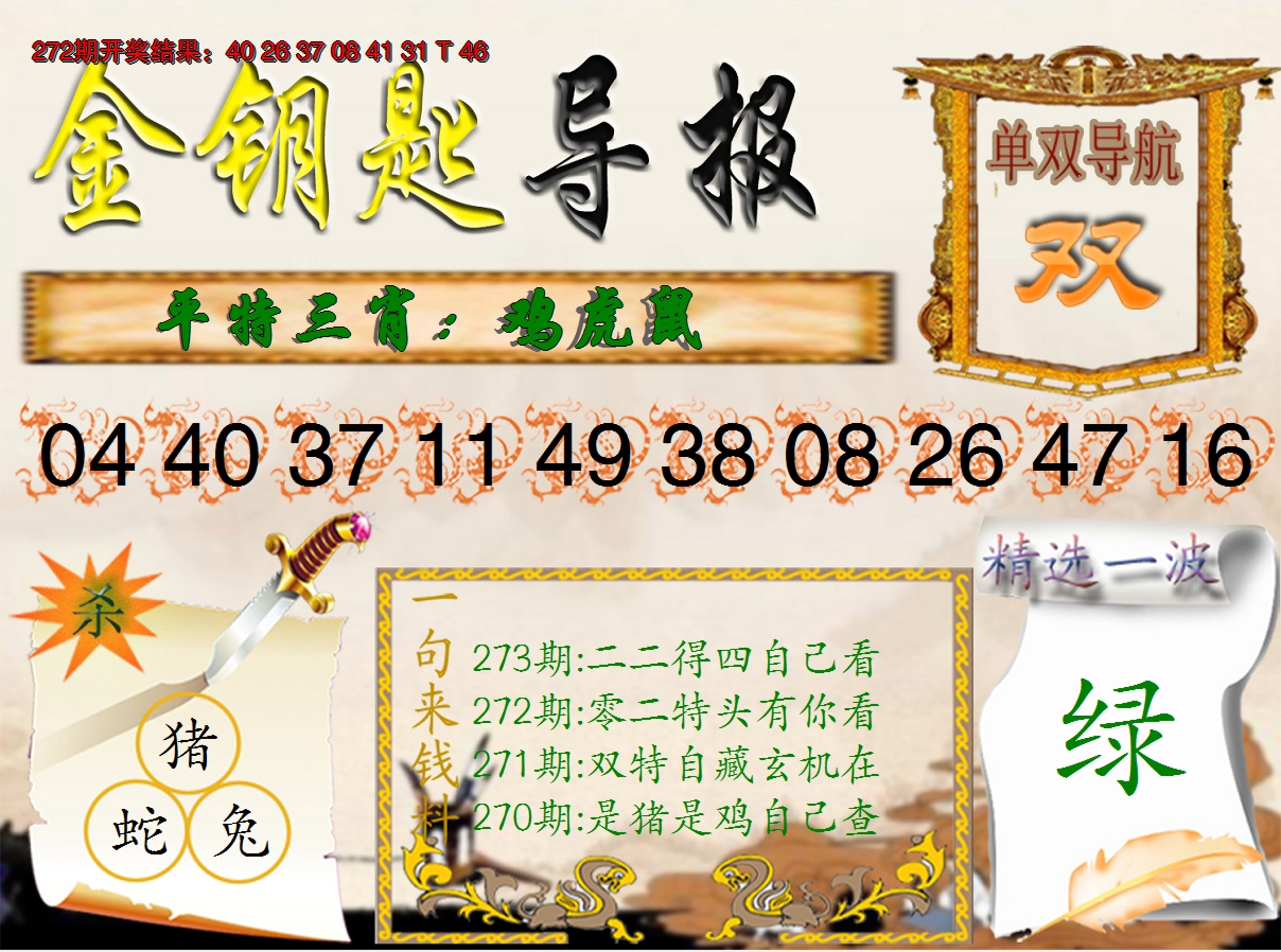 2024273期《金钥匙导报》