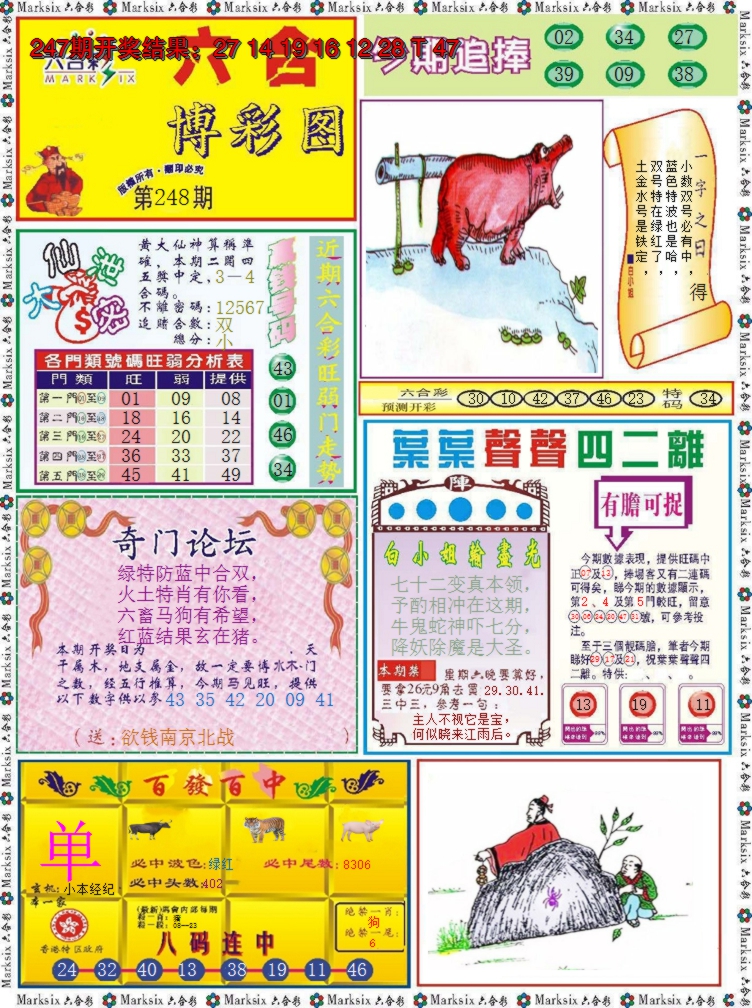 2024248期六合博彩图