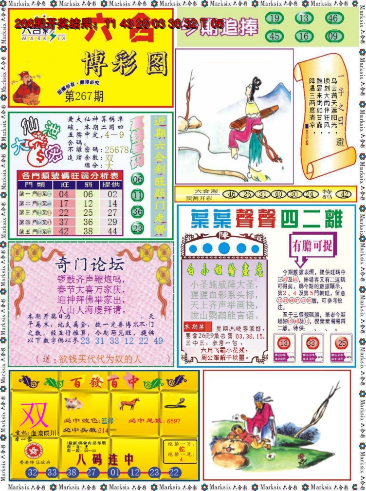 2024267期六合博彩图