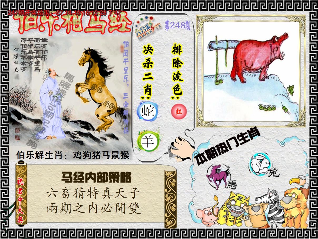 2024248期伯乐相马经