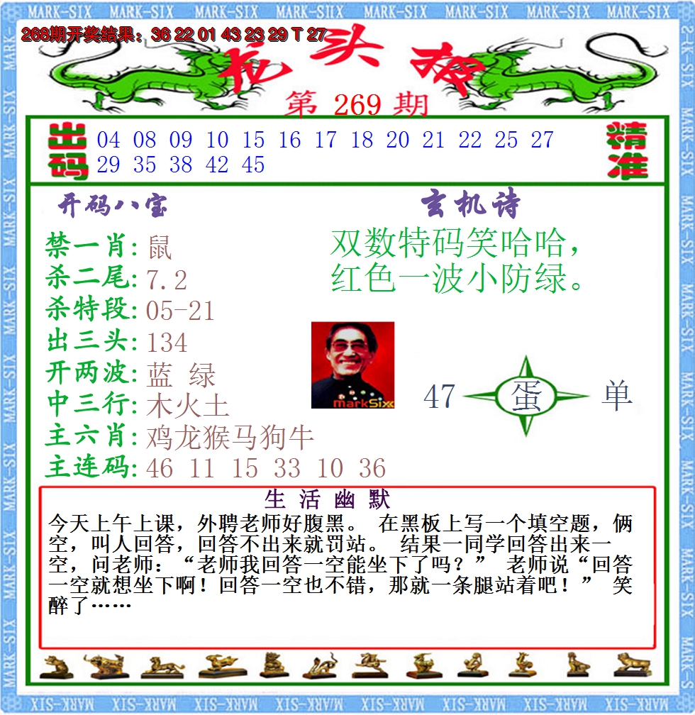 2024269期澳门龙头报