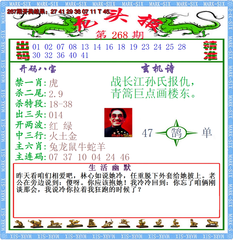 2024268期澳门龙头报