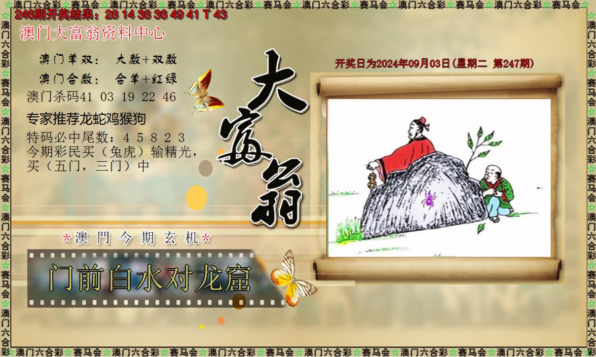 2024247期新大富翁