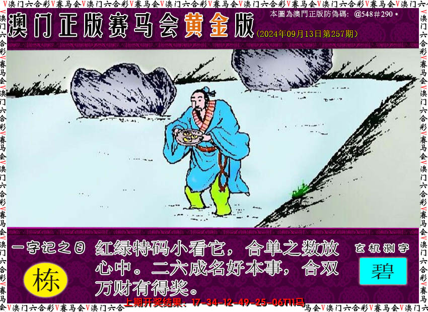 2024257期赛马会黄金版