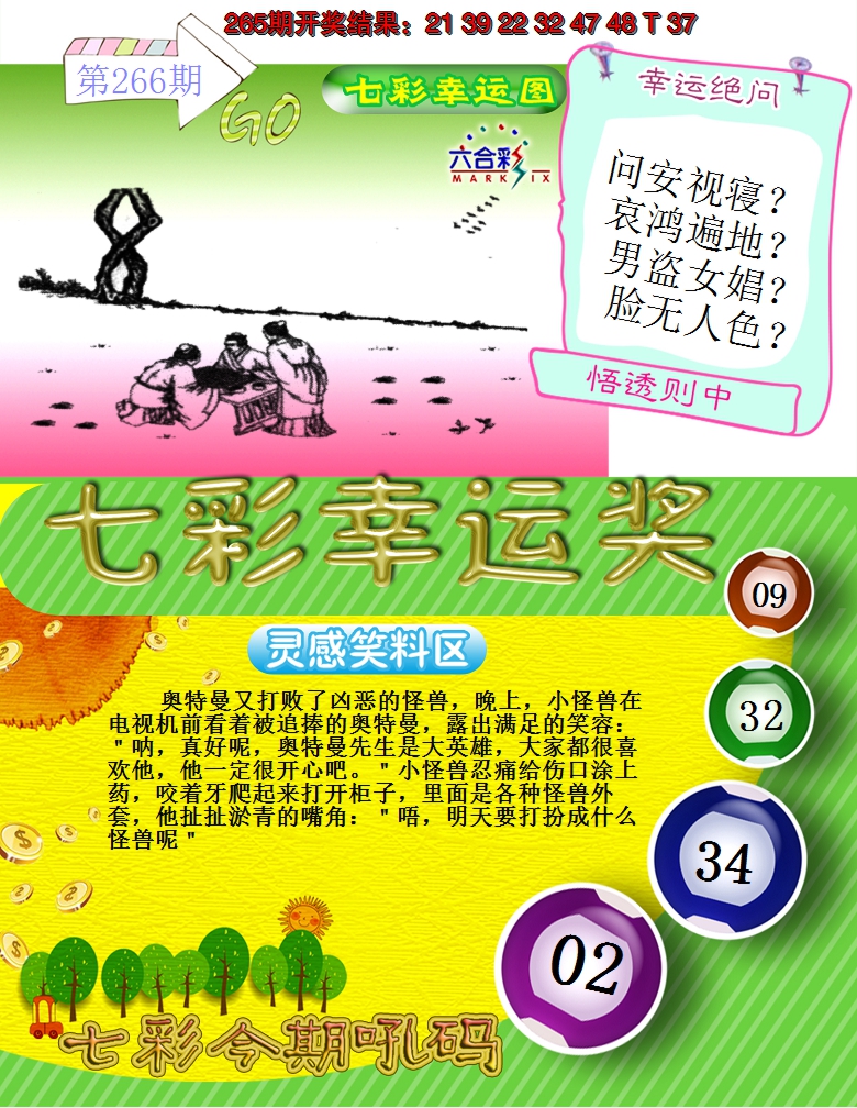 2024266期七彩幸运奖