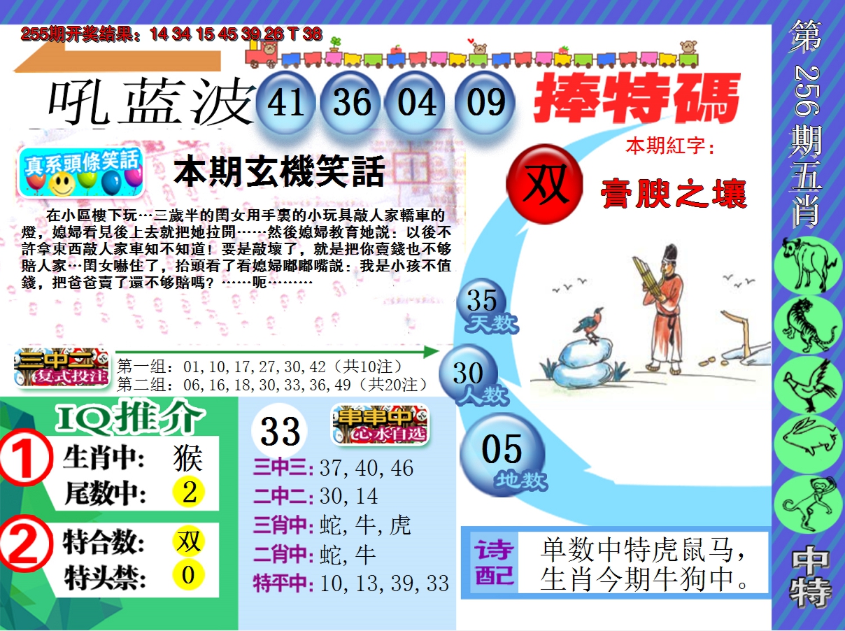 2024256期新特报