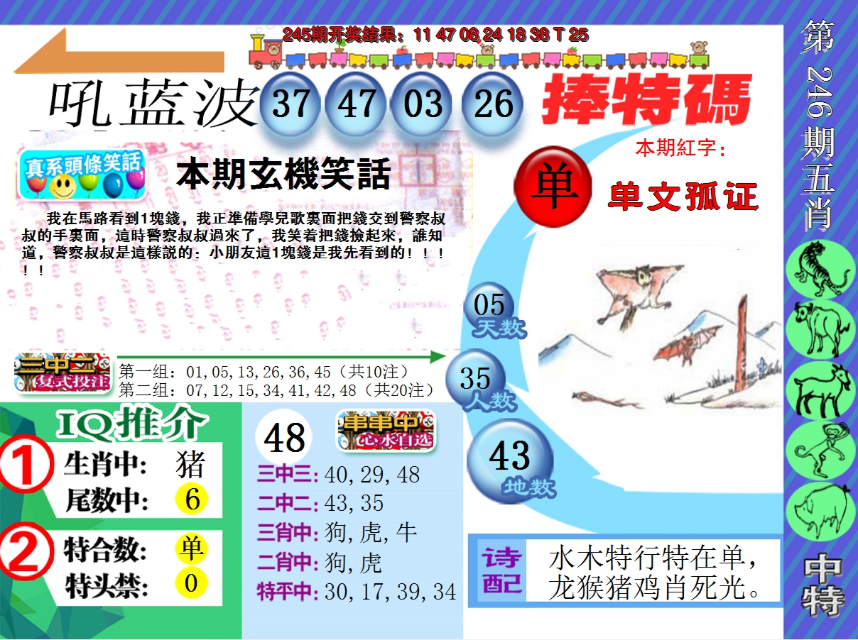 2024246期新特报