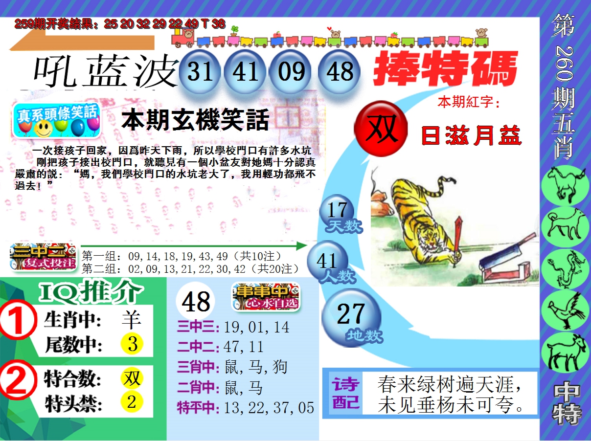 2024260期新特报
