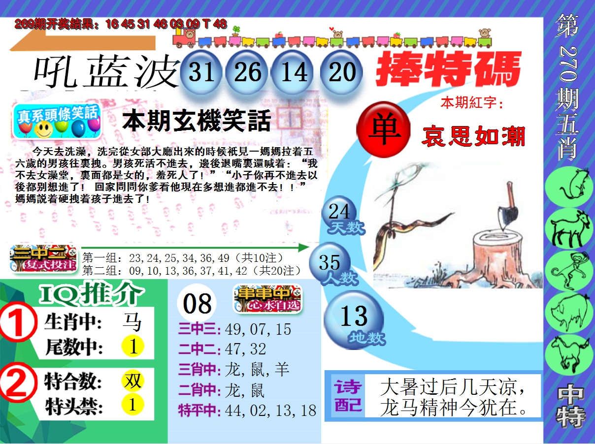 2024270期新特报