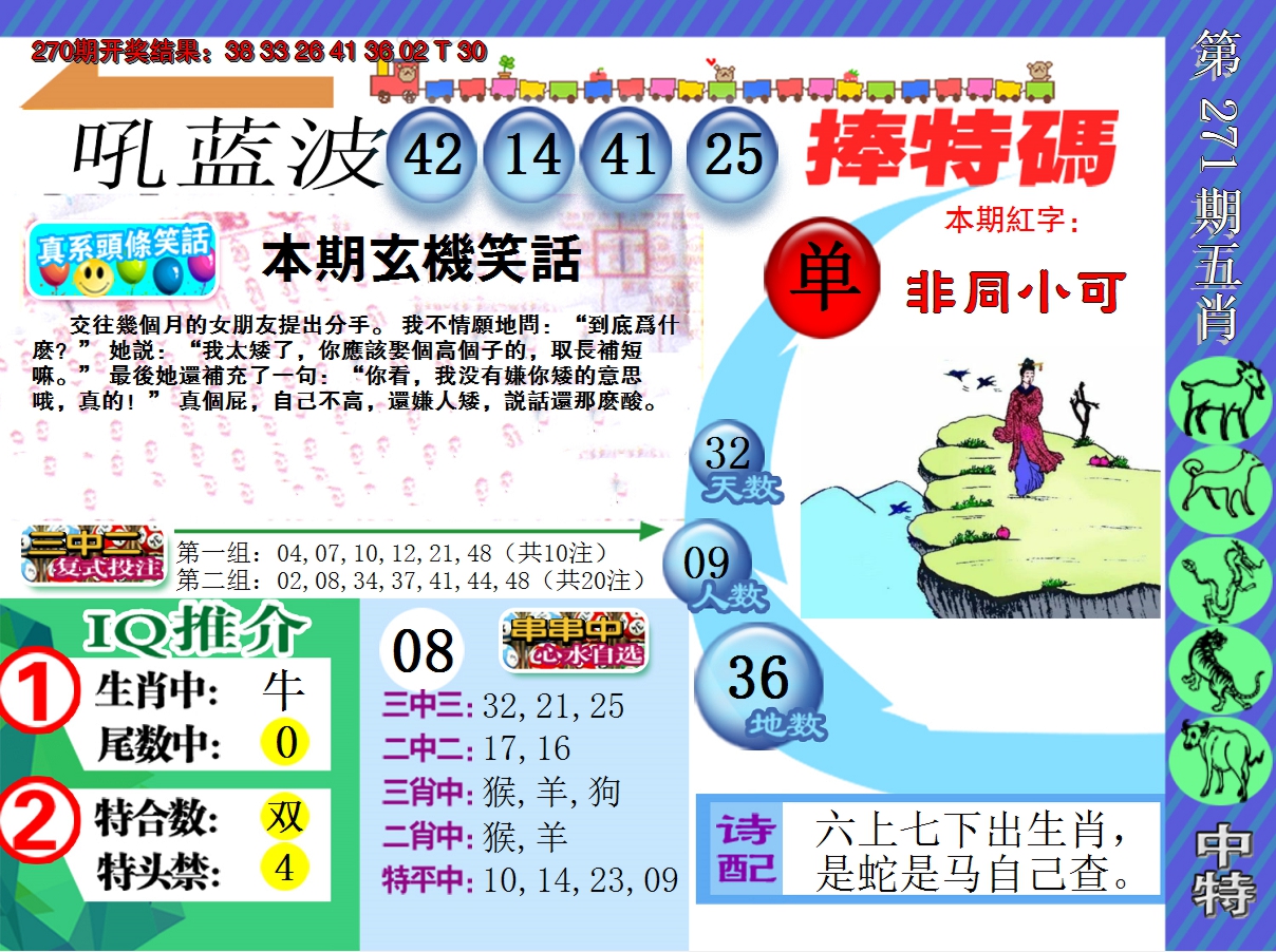 2024271期新特报
