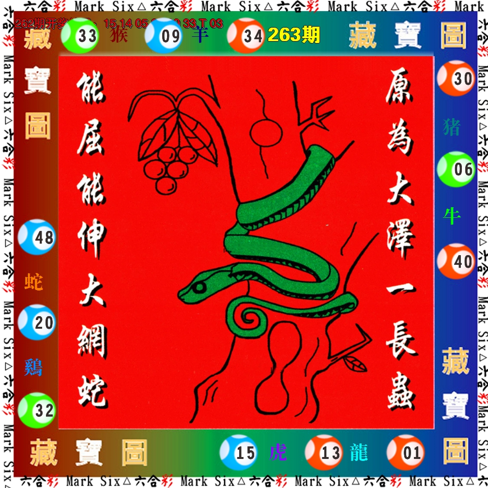 2024263期藏宝图