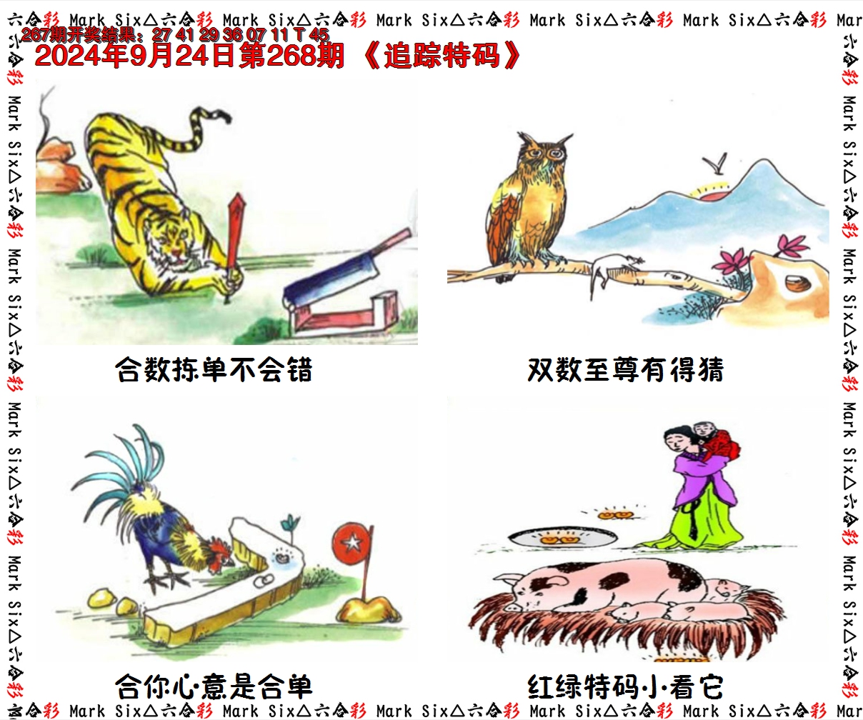 2024268期追踪特码