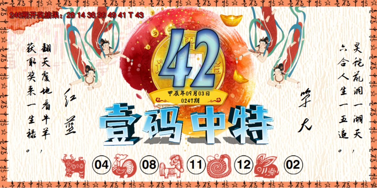2024247期壹码中特