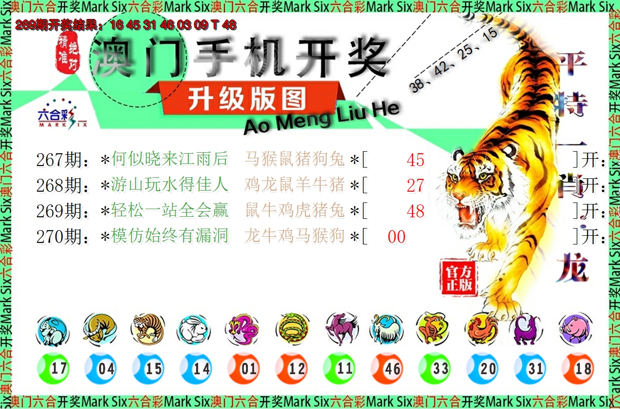 2024270期澳门开奖报