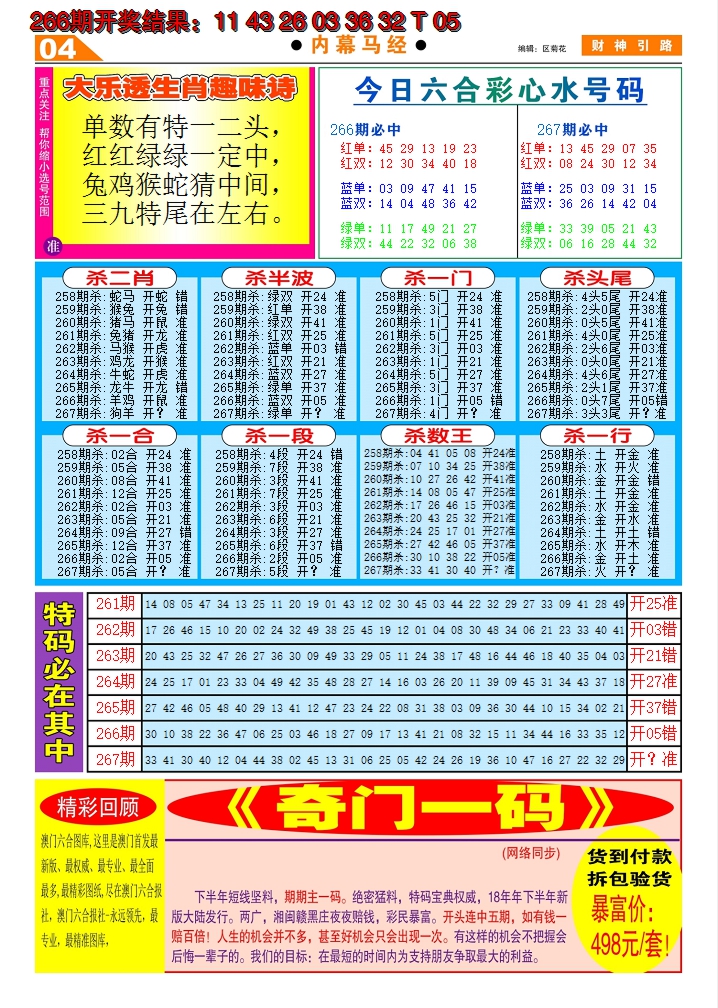 2024267期财神引路C