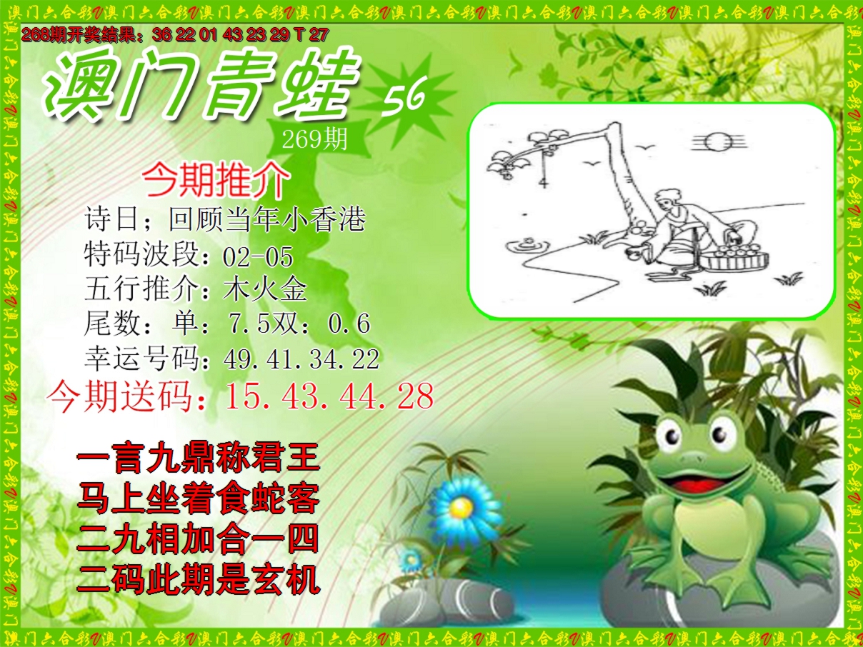 2024269期青蛙系列56