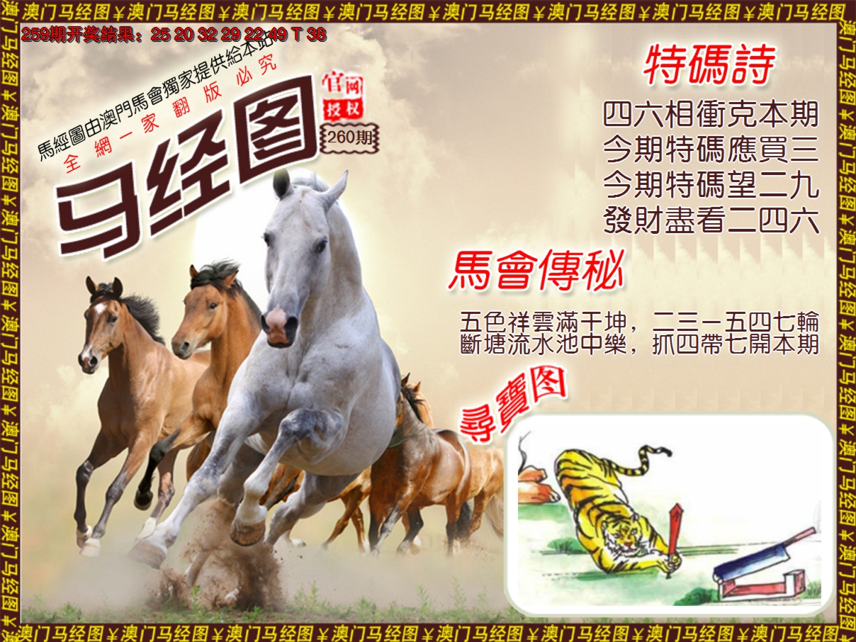 2024260期马经系列1