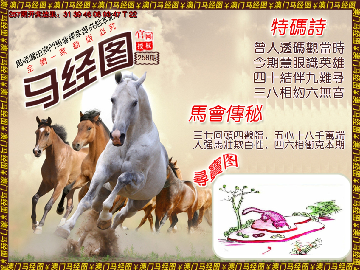 2024258期马经系列1
