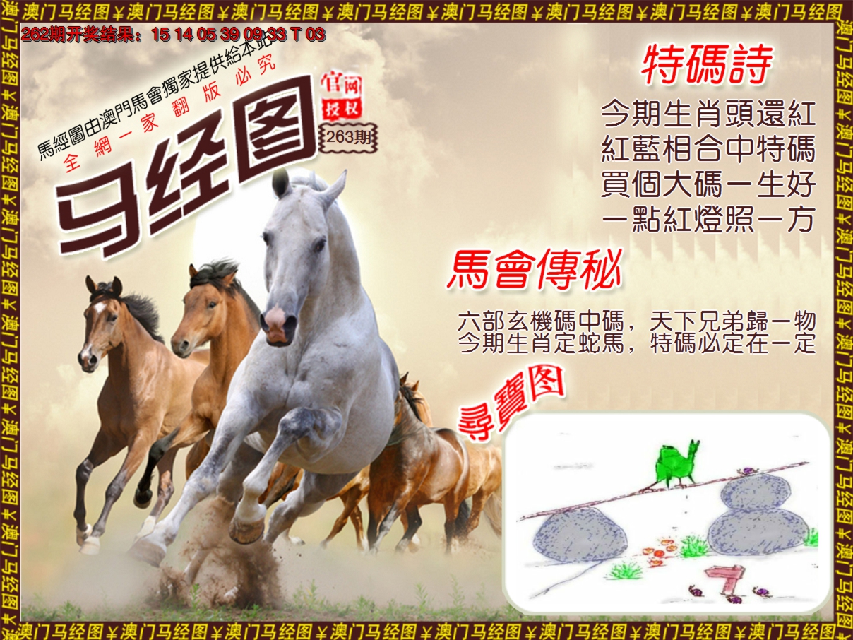 2024263期马经系列1
