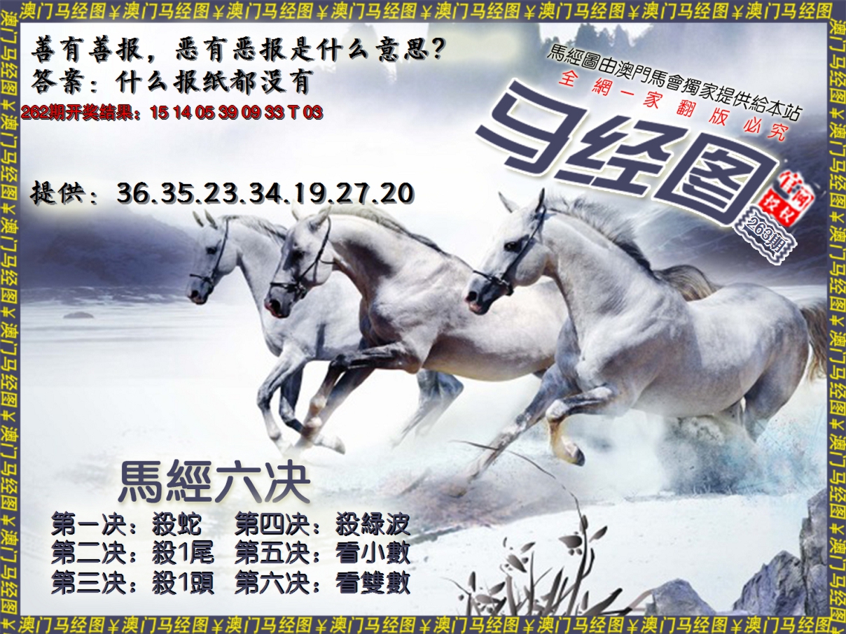2024263期马经系列7