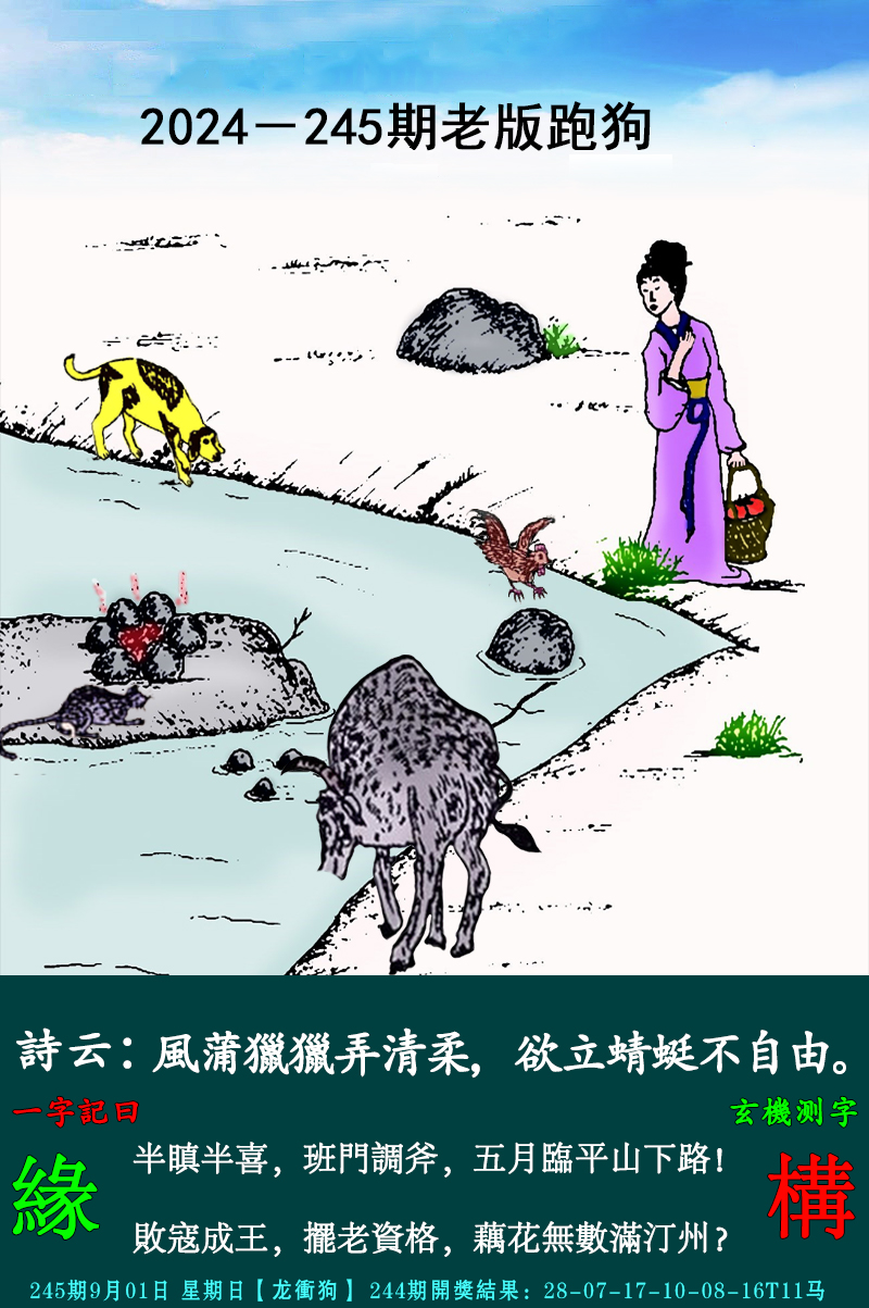2024245期老跑狗图