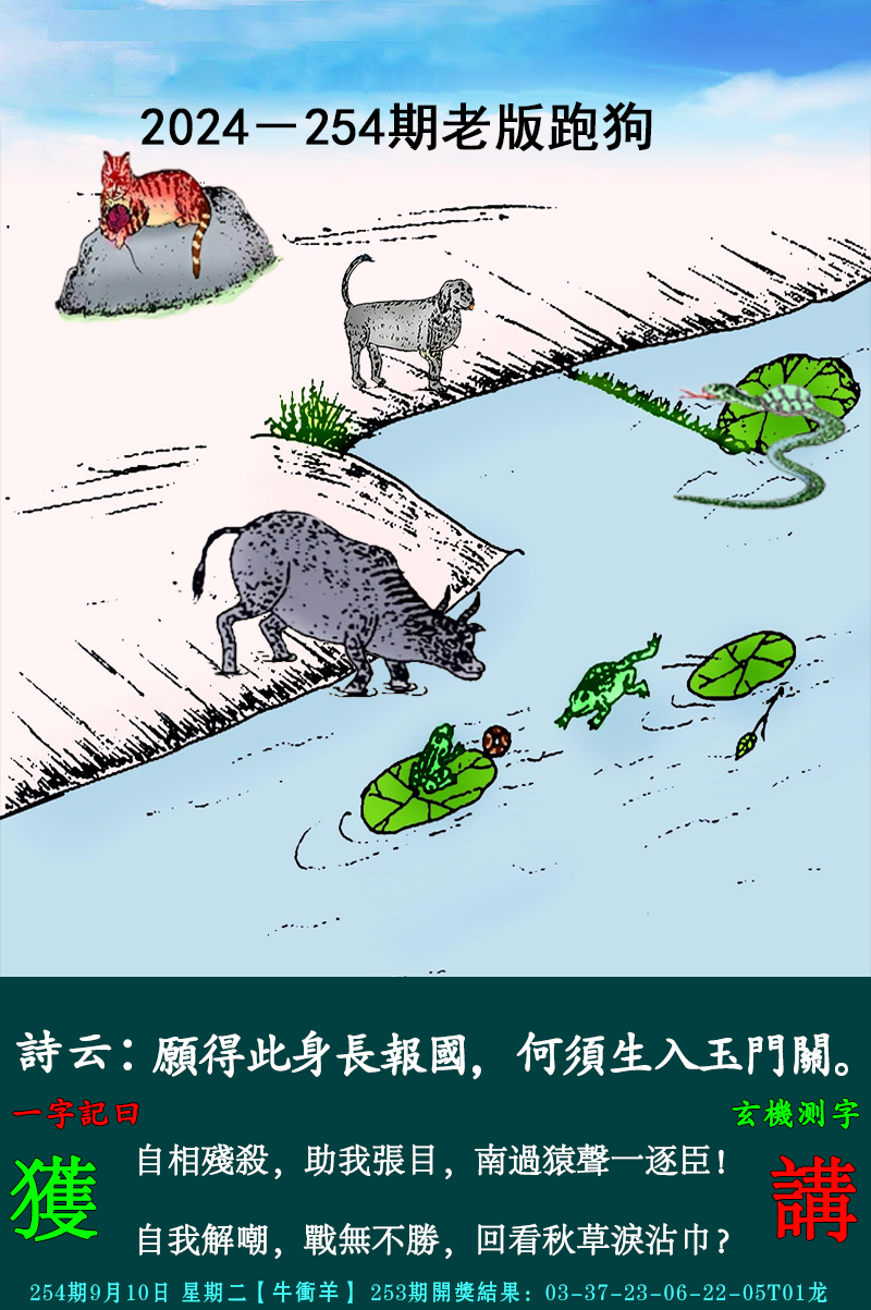2024254期老跑狗图