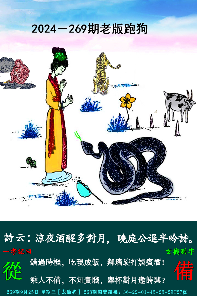 2024269期老跑狗图
