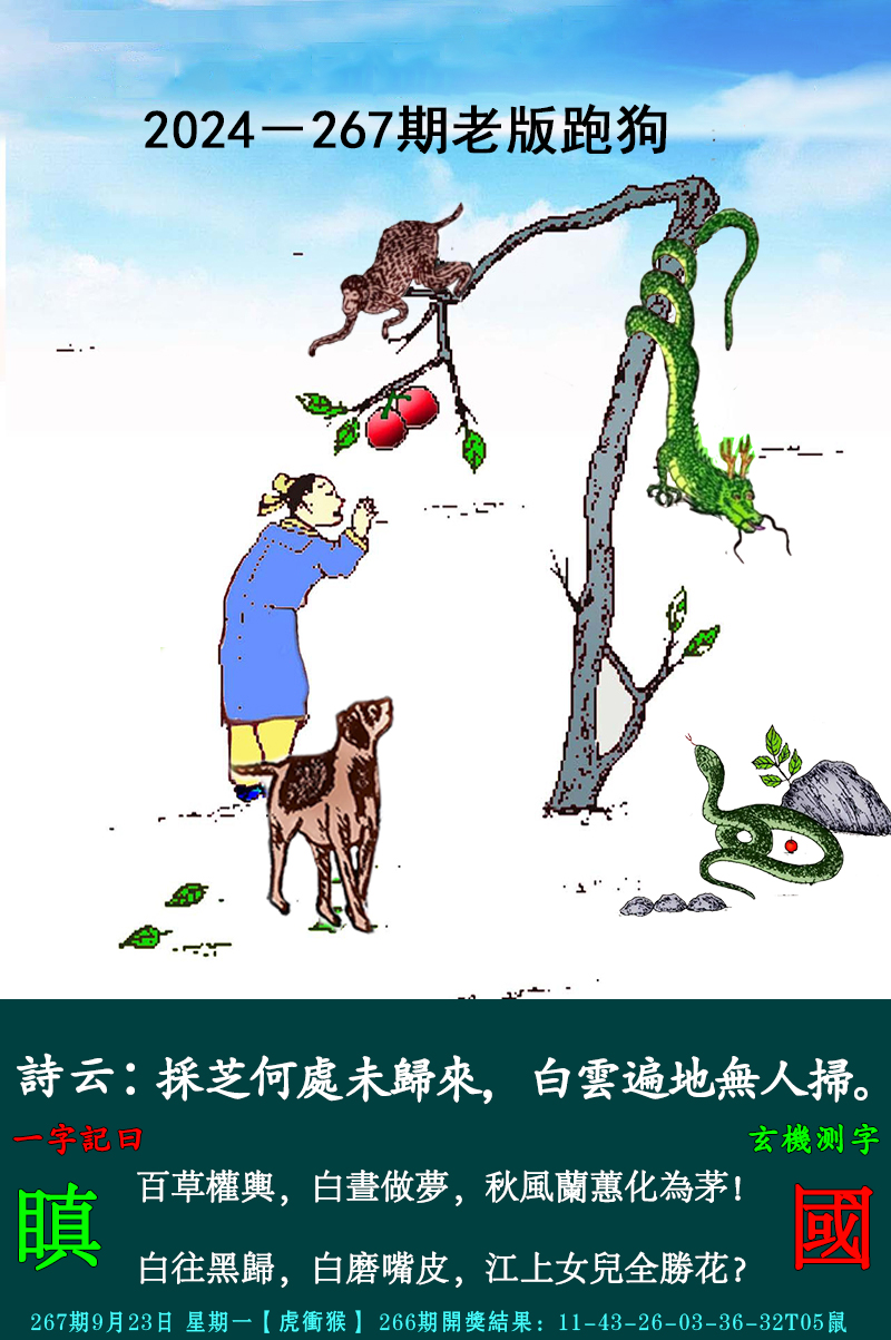 2024267期老跑狗图