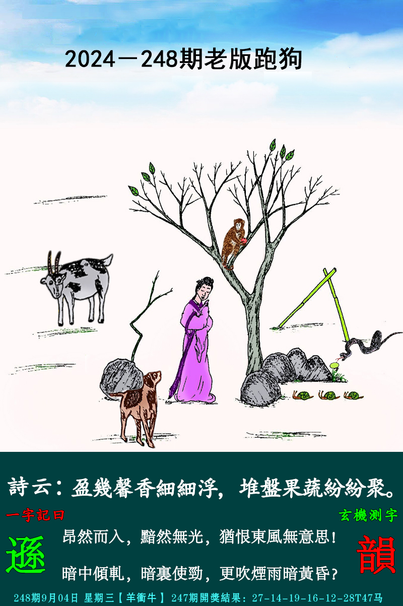 2024248期老跑狗图