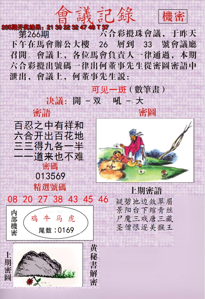 2024266期澳门会议记录