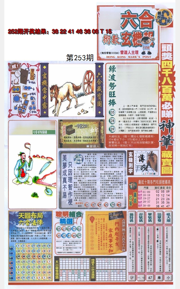 2024253期六合玄机报