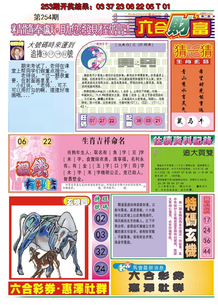 2024254期六合财富B